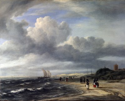 The Shore at Egmond-an-Zee by Jacob van Ruisdael